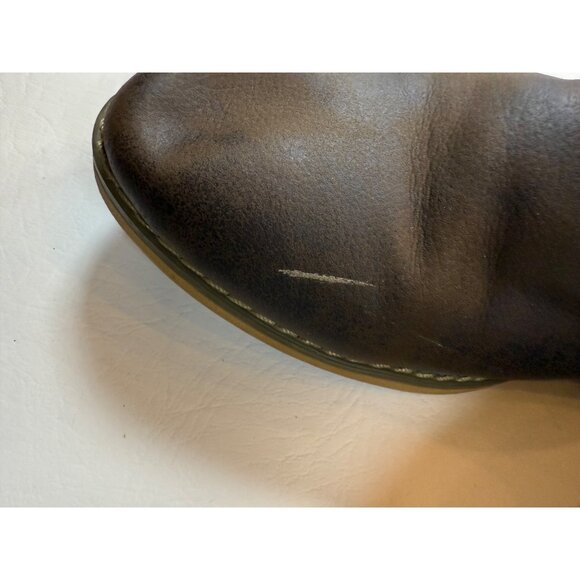 Rocket Dog Brown Faux Leather Ankle Boots booties Size US 10 low heel - Picture 6 of 10